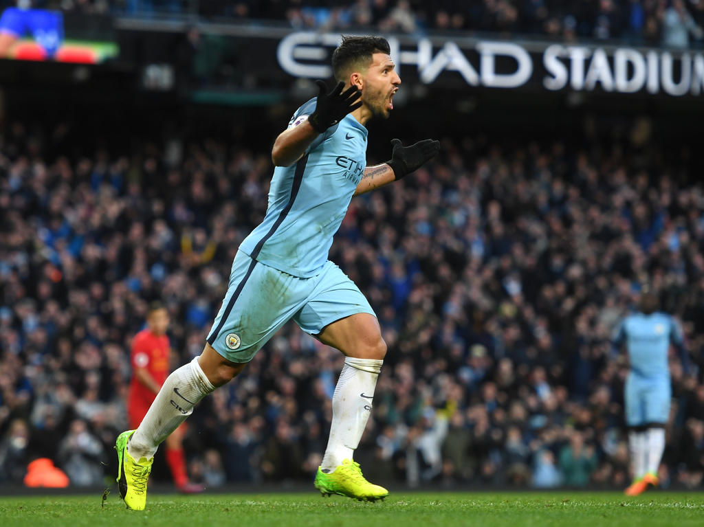 Agüero salvó un punto para el City ante el Liverpool. (Foto: Getty) Agüero salvó un punto para el City ante el Liverpool. (Foto: Getty)