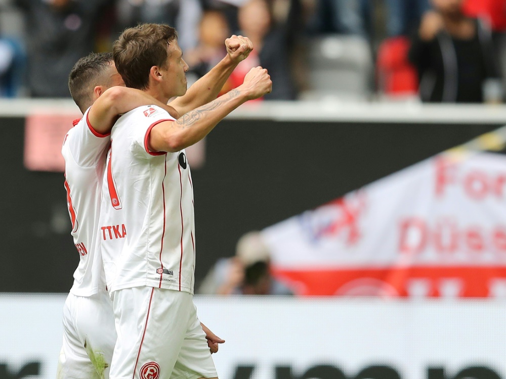 Marcel Sobottka jubelt über seinen Treffer zum 1:0 Marcel Sobottka jubelt über seinen Treffer zum 1:0