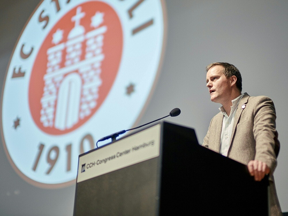 Kandidiert erneut: St.-Pauli-Präsident Oke Göttlich Kandidiert erneut: St.-Pauli-Präsident Oke Göttlich
