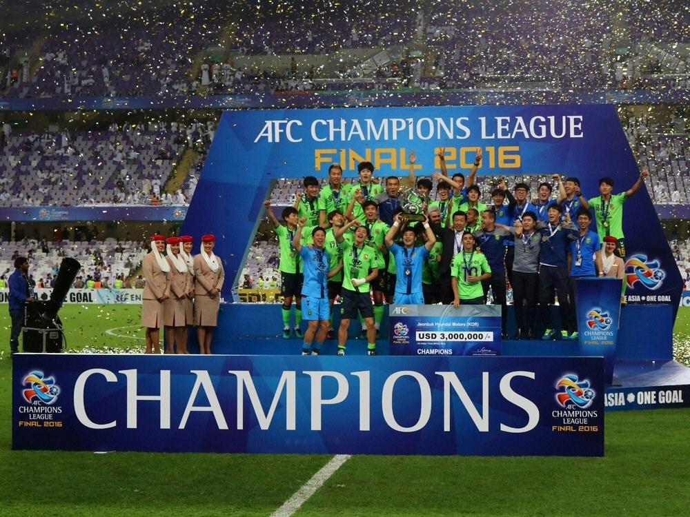 Jeonbuk FC ist amtierender asiatischer CL-Sieger Jeonbuk FC ist amtierender asiatischer CL-Sieger