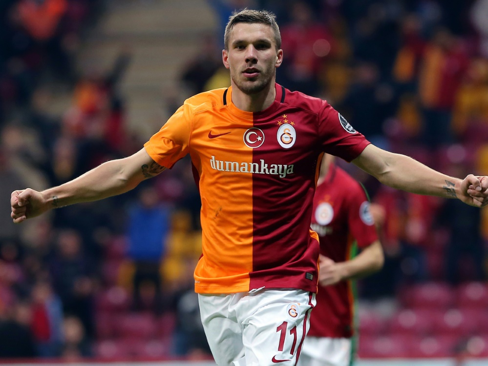 Podolski-Klub Galatasaray fast sicher in Europa League Podolski-Klub Galatasaray fast sicher in Europa League