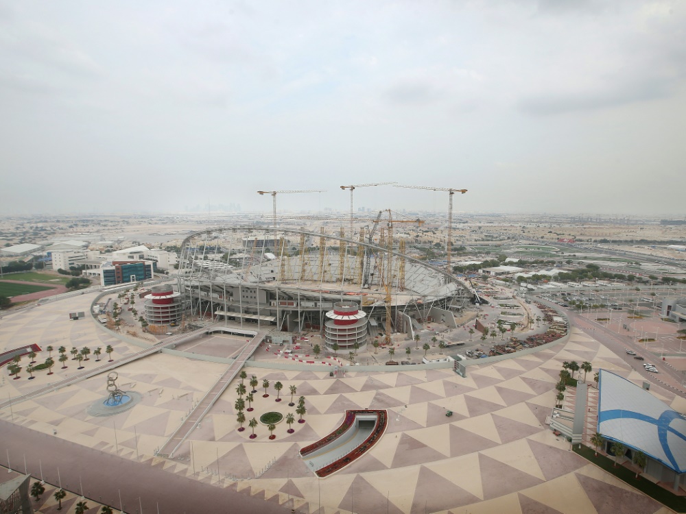 Das Khalifa International Stadium ist fast fertig gebaut Das Khalifa International Stadium ist fast fertig gebaut