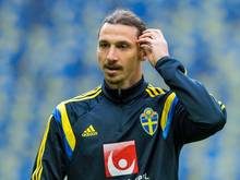 Schweden mit Zlatan Ibrahimovic gegen Österreich