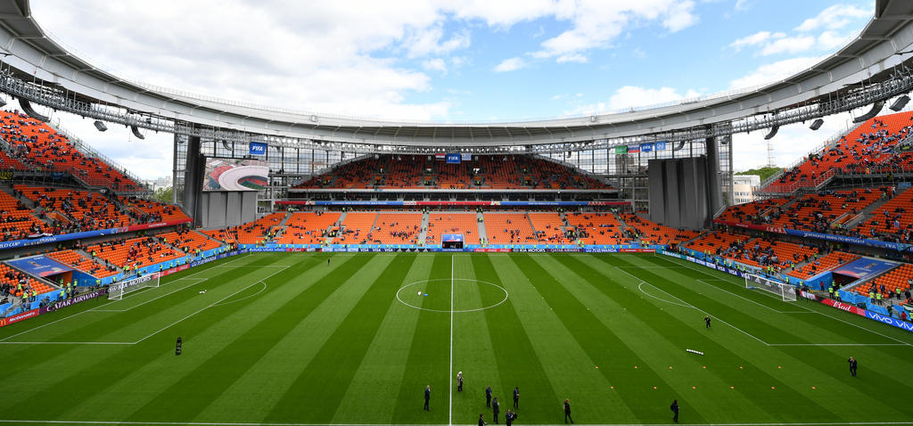 In Ekaterinburg sind noch nicht alle Zuschauer auf ihren Plätzen