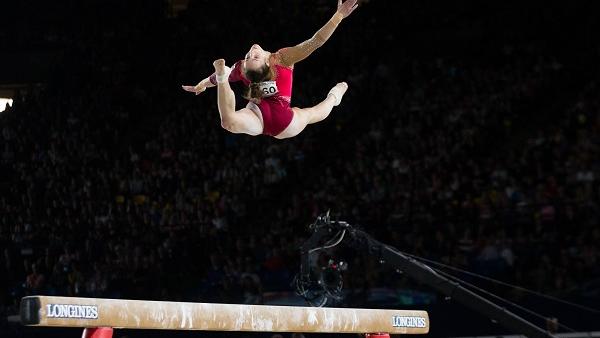 Pauline Schäfer vor 10.000 Zuschauern beim WM-Finale im Montreal