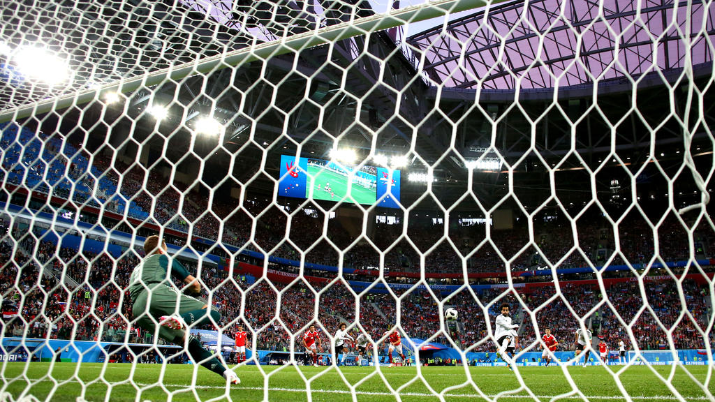 Mohamed Salah trifft zum 1:3-Anschluss