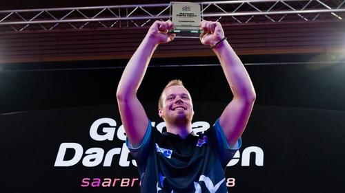 Max Hopp nach seinem herausragenden Sieg in Saarbrücken