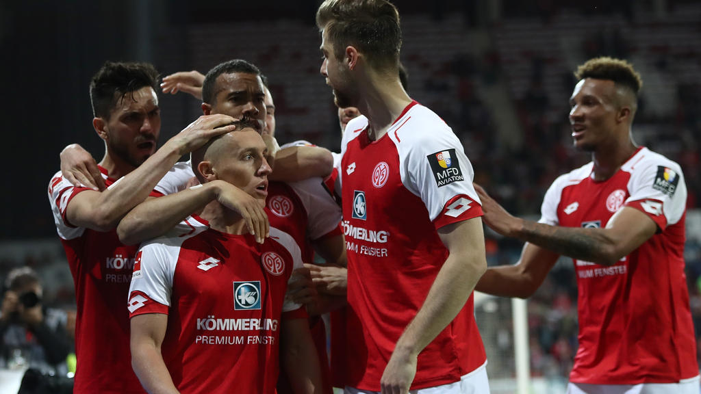 Pablo De Blasis (v.) erzielte beide Treffer für Mainz