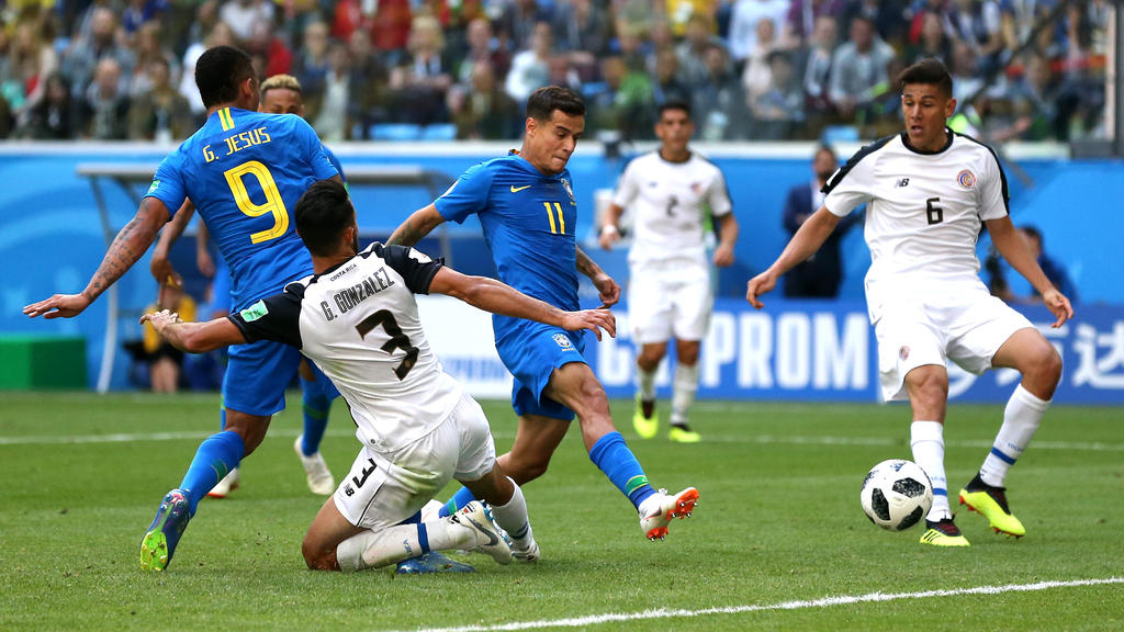Coutinho erlöst Brasilien mit dem Treffer zum 1:0