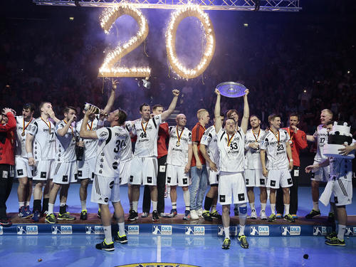 Dominik Klein feierte mit dem THW Kiel insgesamt acht Deutsche Meisterschaften