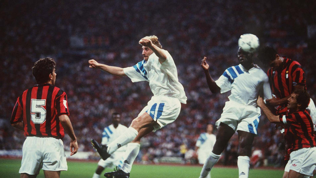 Im CL-Finale 1993 traf OM auf den AC Mailand
