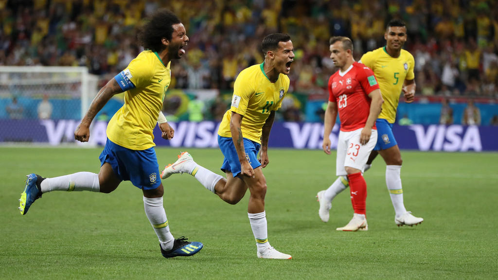 Coutinho bejubelt seinen traumhaften Treffer zum 1:0
