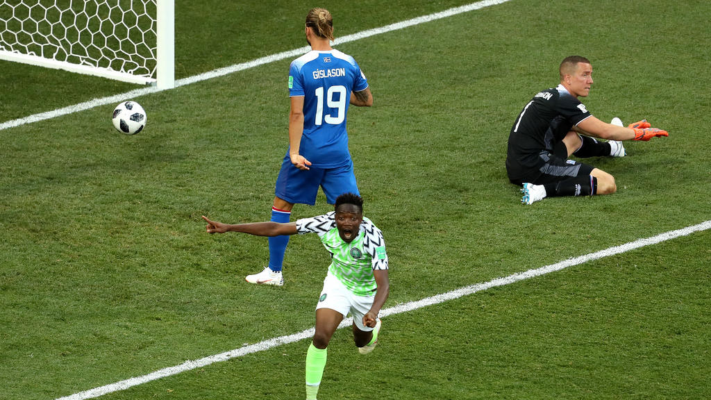 Musa erzielt für Nigeria den Führungstreffer