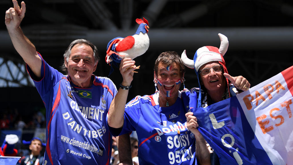 Die Stimmung auf den Rängen in Kasan ist schon vor dem Anpfiff bestens