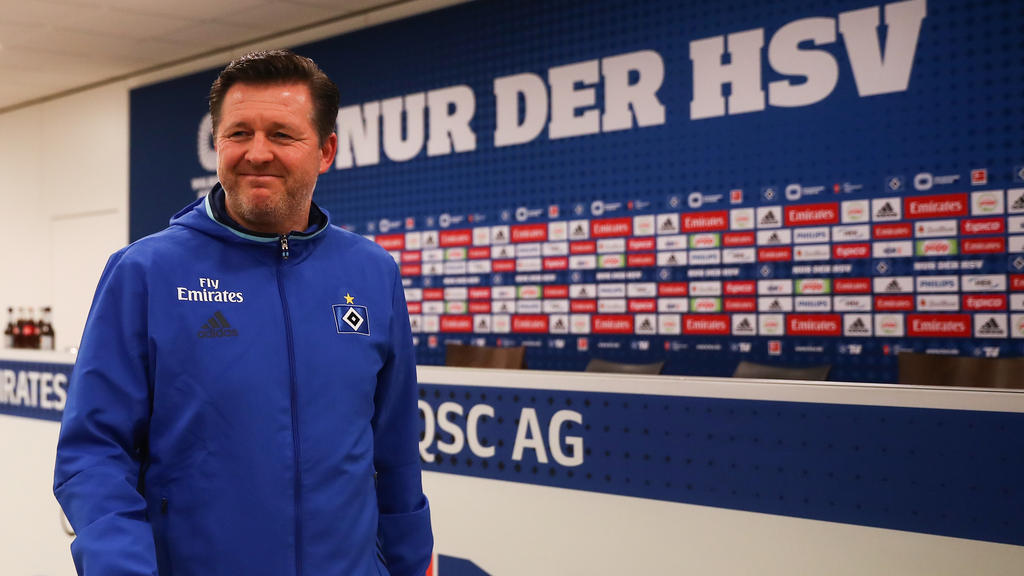 Übernahm im März als HSV-Trainer: Christian Titz